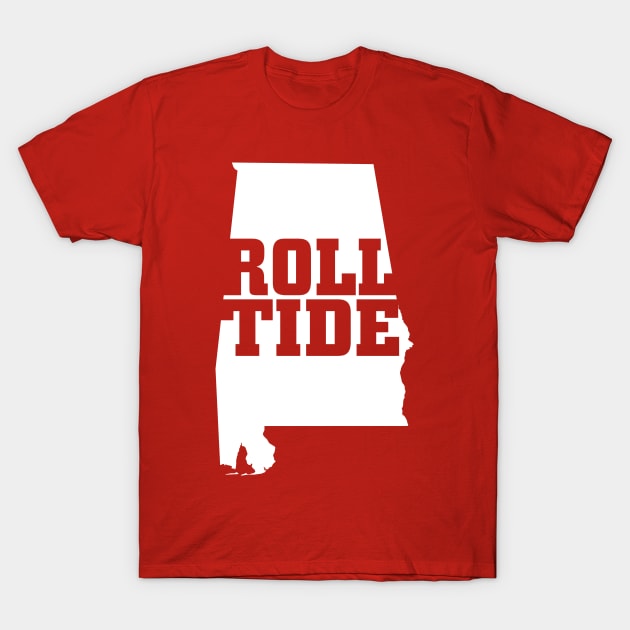 Alabama - Roll Tide! T-Shirt by MacMarlon